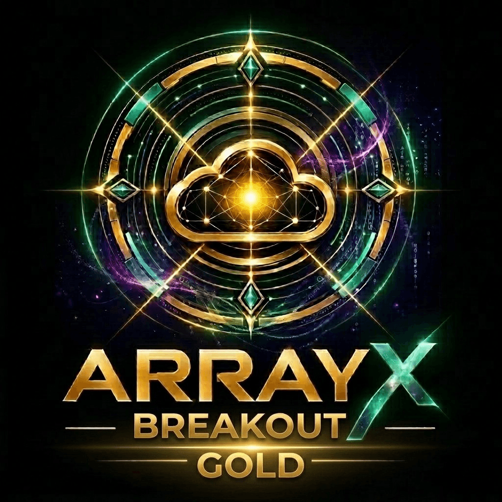 The Array Breakout X Gold 1.0 box: 10 gold breakout strategies for MT5